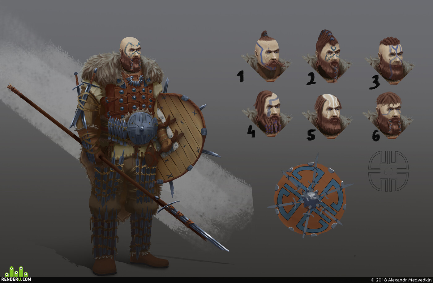Digital 2D, Concept art, character design