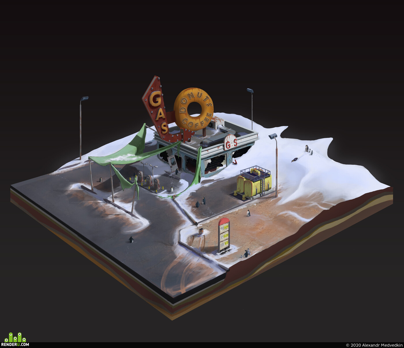 Digital 2D, Concept art