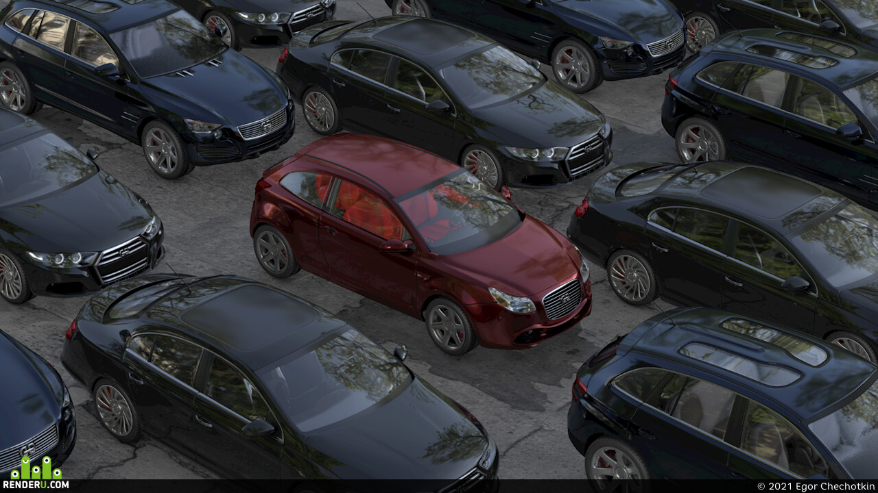 Egor Chechotkin. Cars Flow
