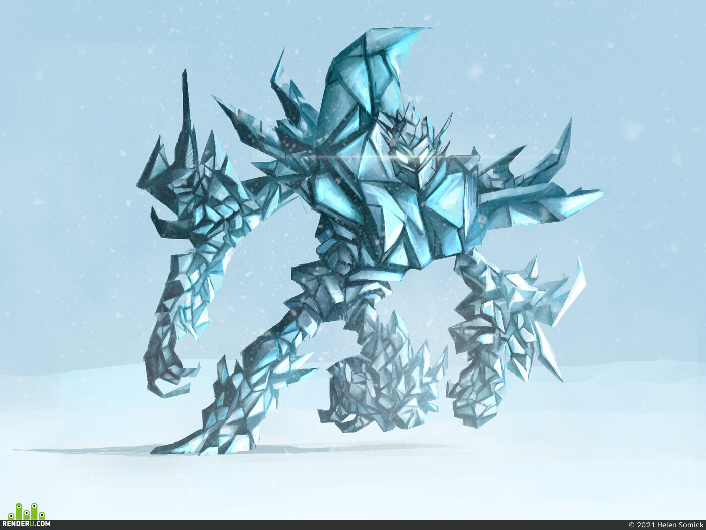 Helen Somick. Ice Elemental
