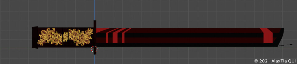 AiaxTia QUI. Blood&Gold sword