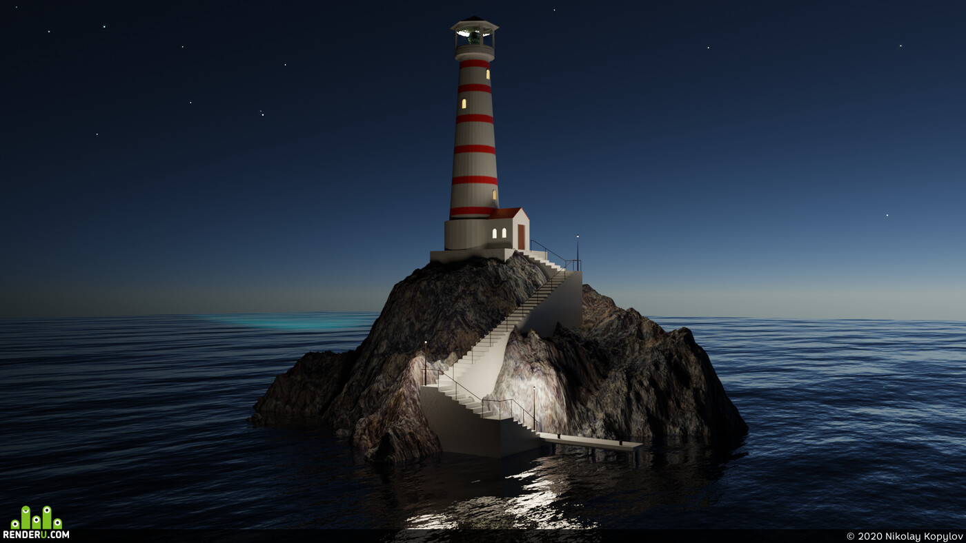 Nikolay Kopylov. The Lighthouse