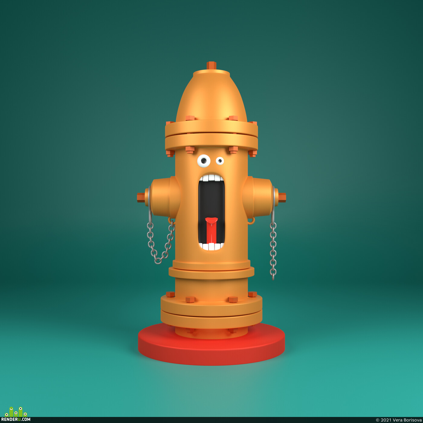 Vera Borisova. Fire hydrant