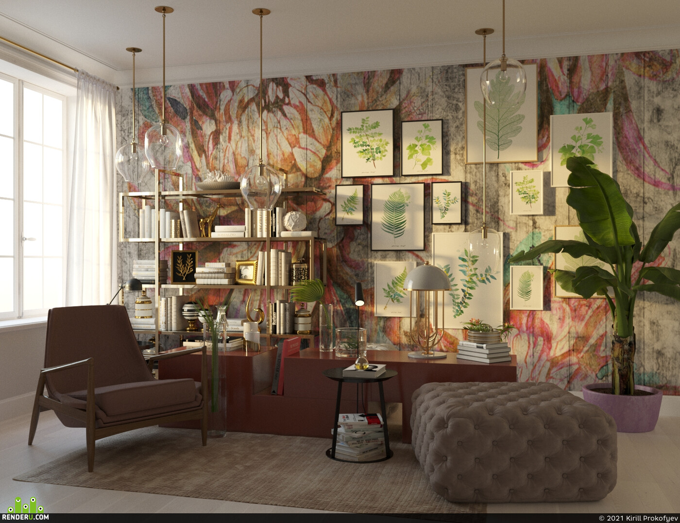 Kirill Prokofyev. visuallization of interior