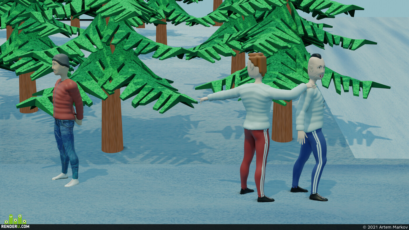 Artem Markov. Characters for the project