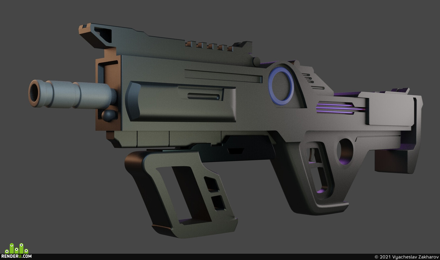 Vyacheslav Zakharov. Si-fi automaton in blender