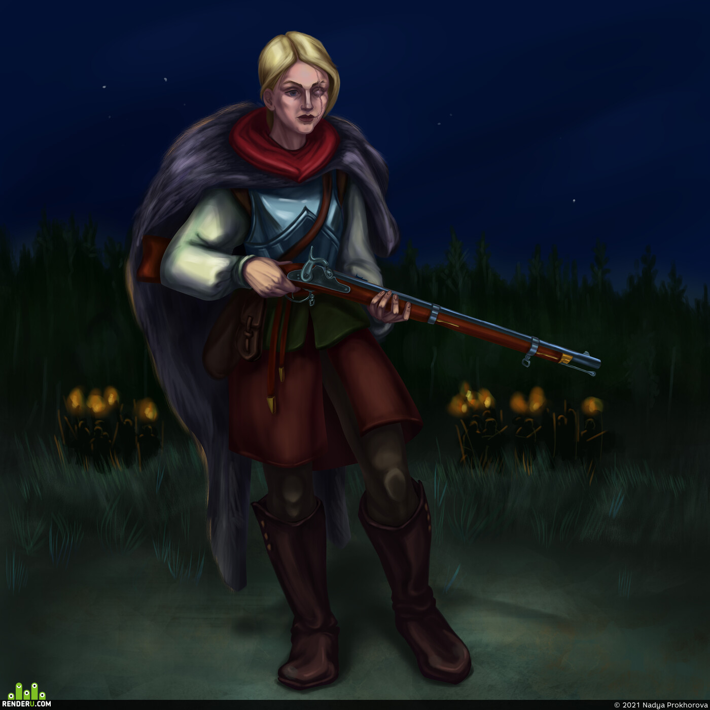 Nadya Prokhorova. Red Riding Hood