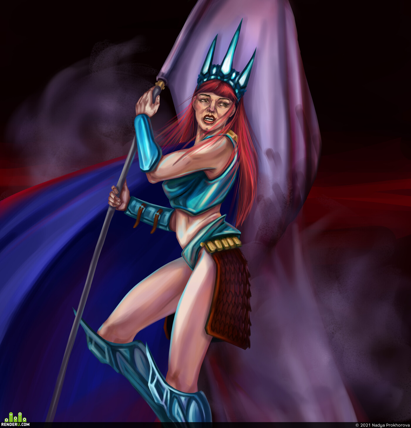 Nadya Prokhorova. warrior