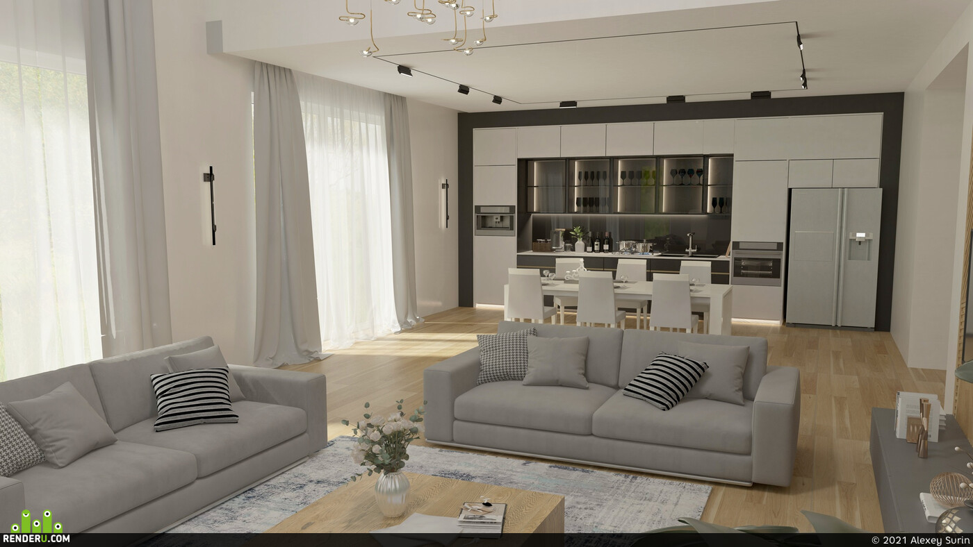 Alexey Surin. modern country house