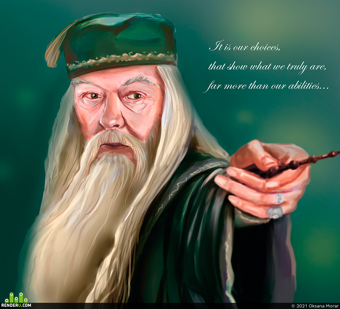Oksana Morar. Professor Dumbledore