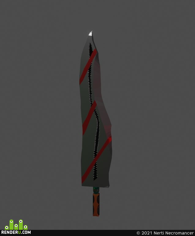 Nerti Necromancer. sword of the devourer