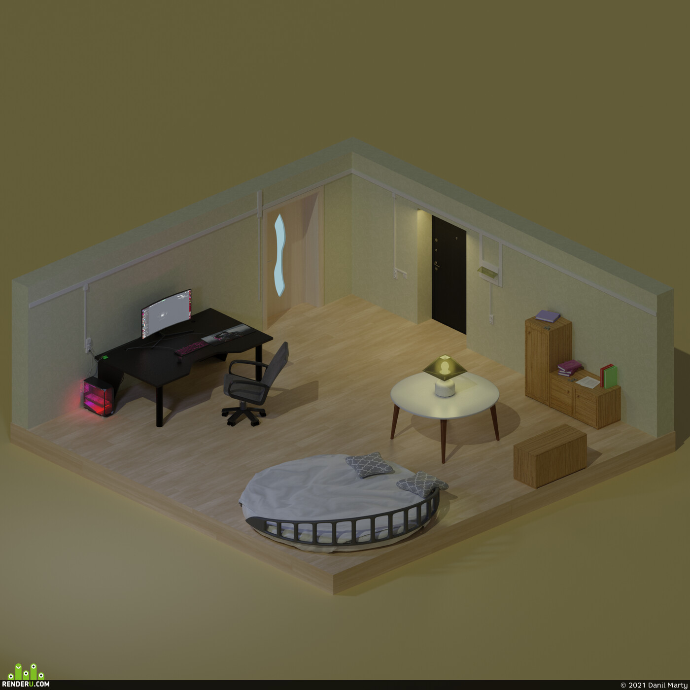 Danil Marty. Gamer room