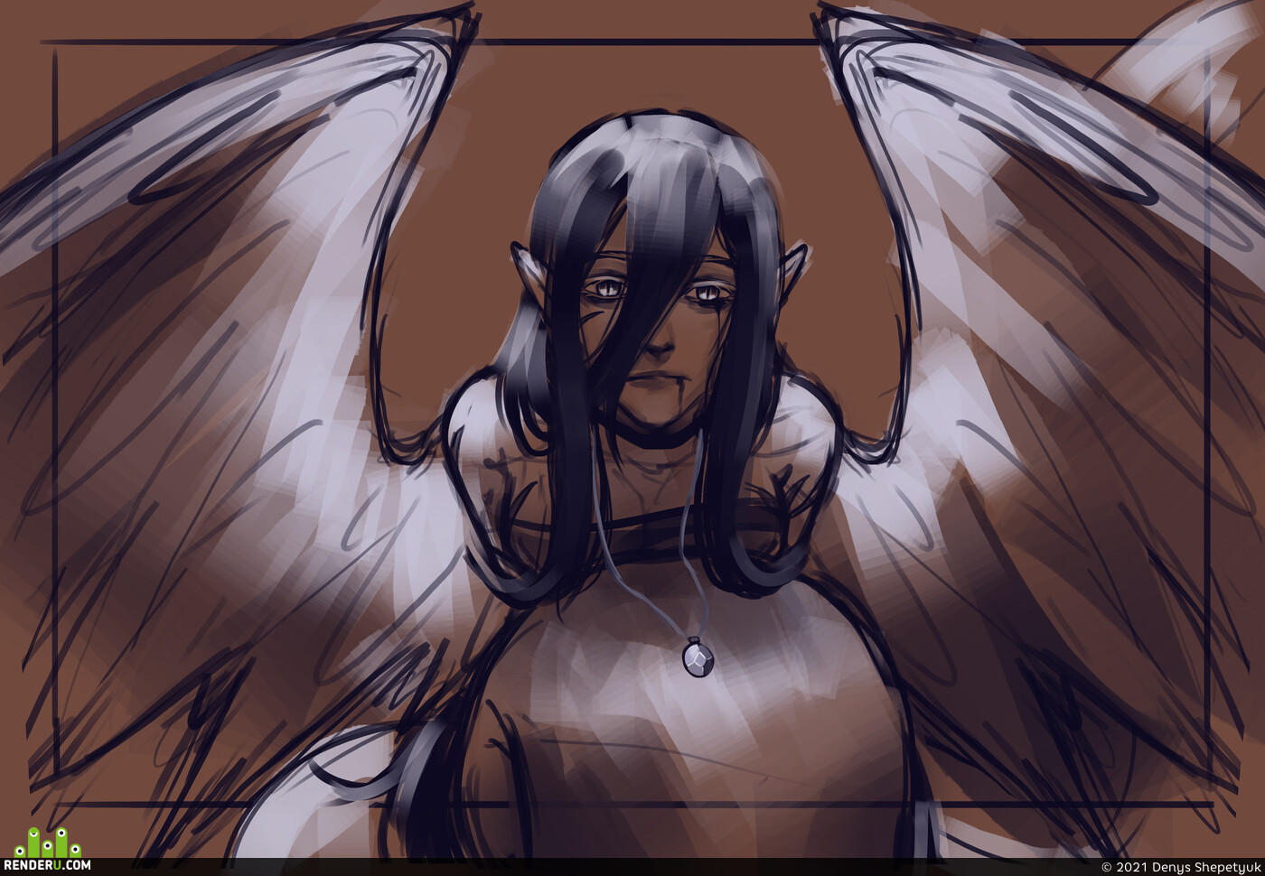 Denys Shepetyuk. Concept art for the "All the Mysteries of Heaven" contest (didn't fit)