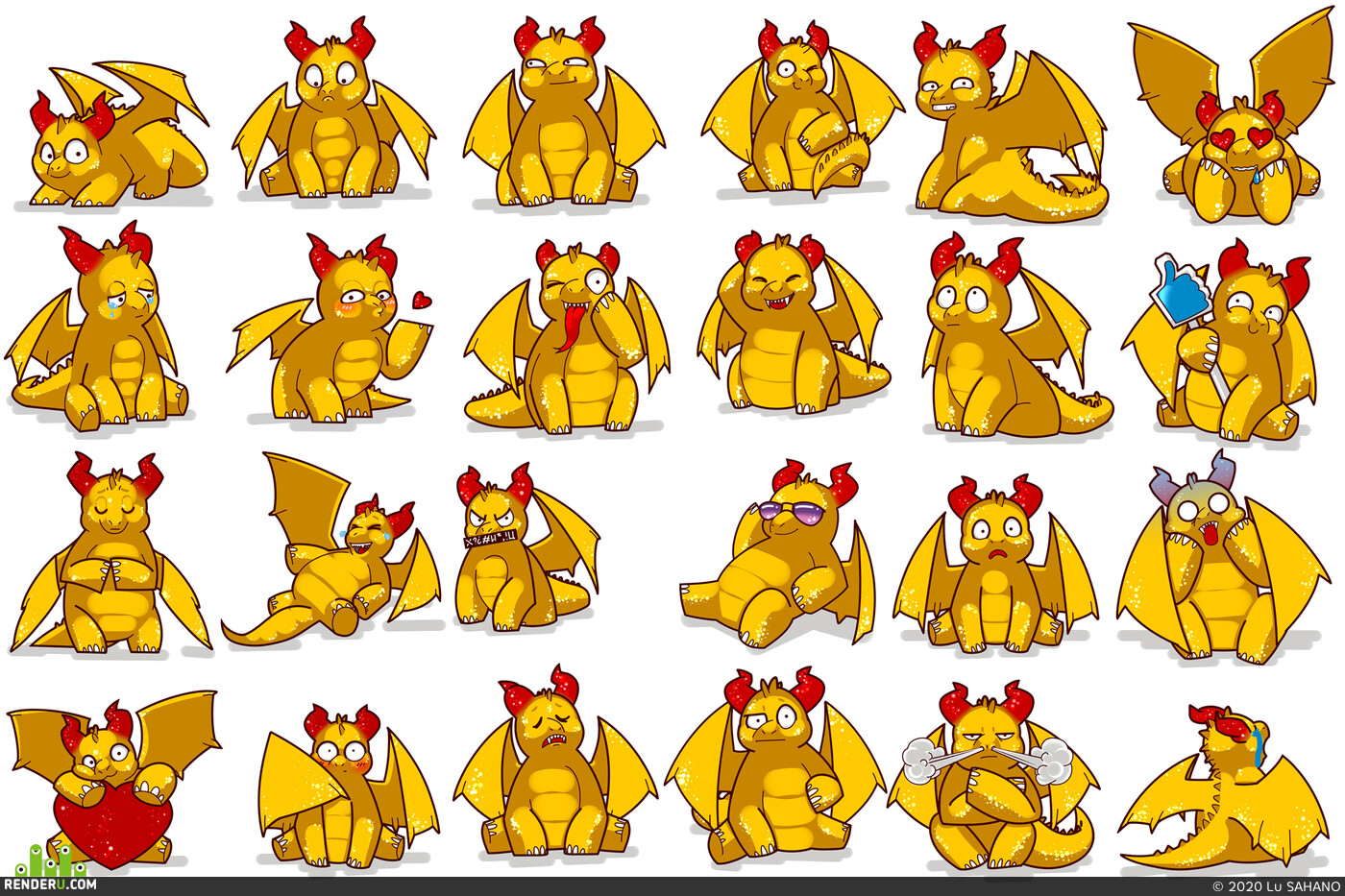 Lu SAHANO. Zordik Sticker pack