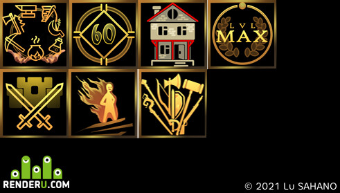 Lu SAHANO. Icon design