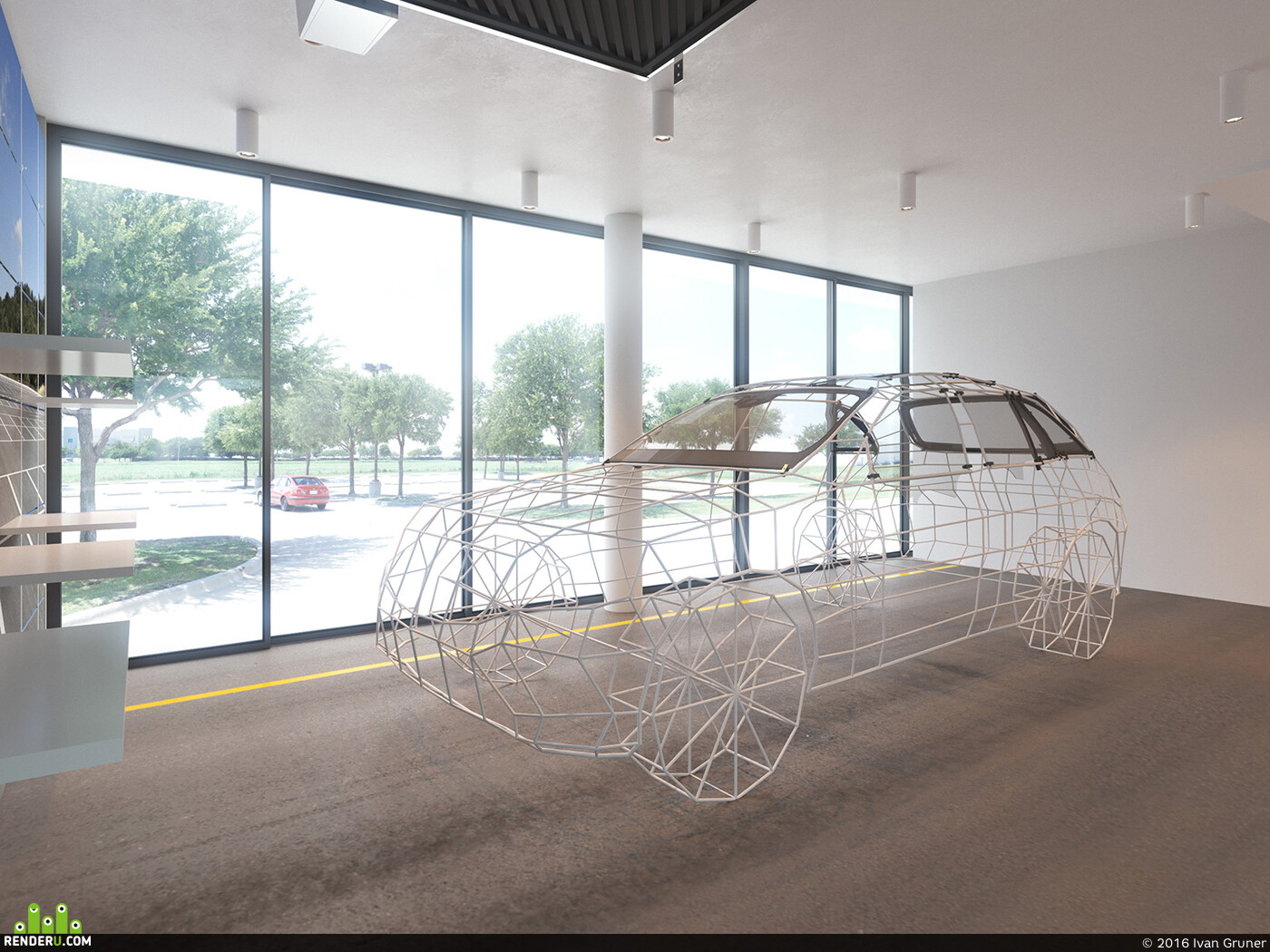Ivan Gruner (Gruno). Industrual design for Daimler in Luxemburg, 2016