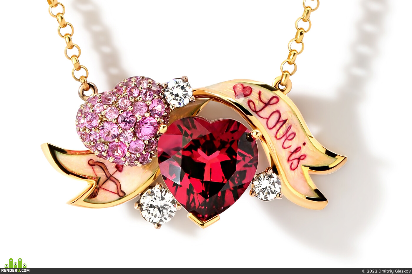 Dmitriy Glazkov. Pendant heart