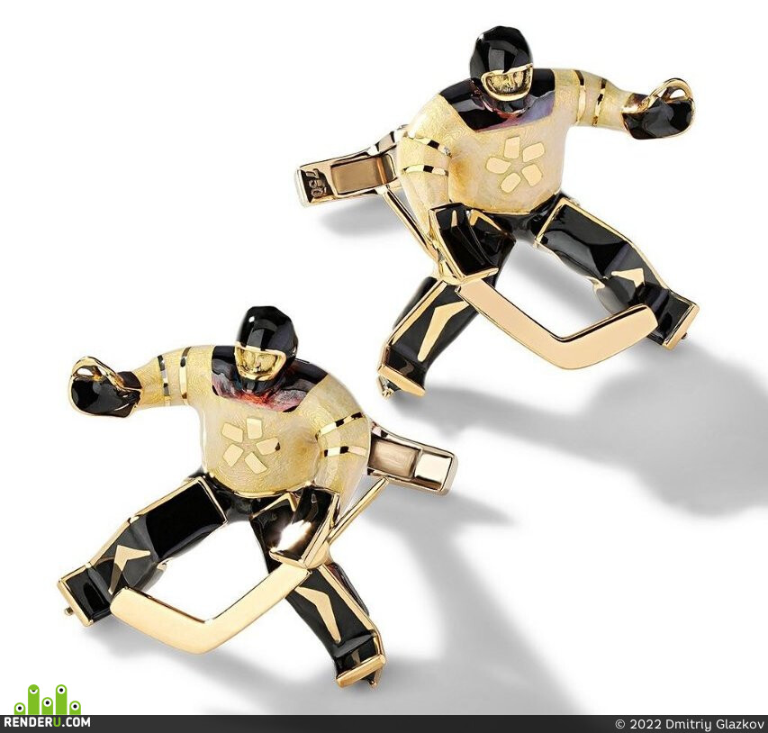 Dmitriy Glazkov. cufflinks