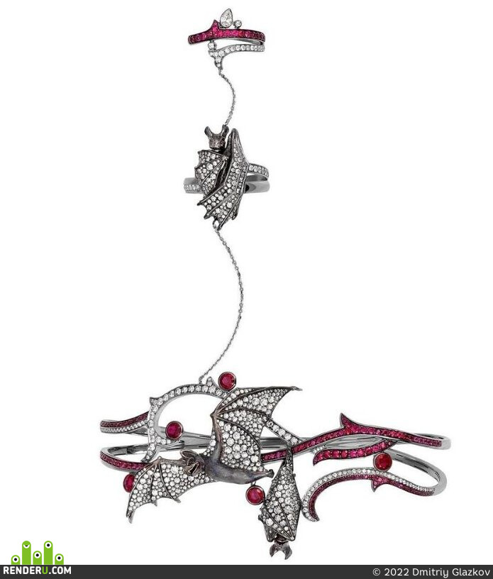 Dmitriy Glazkov. Palm bracelet Bats