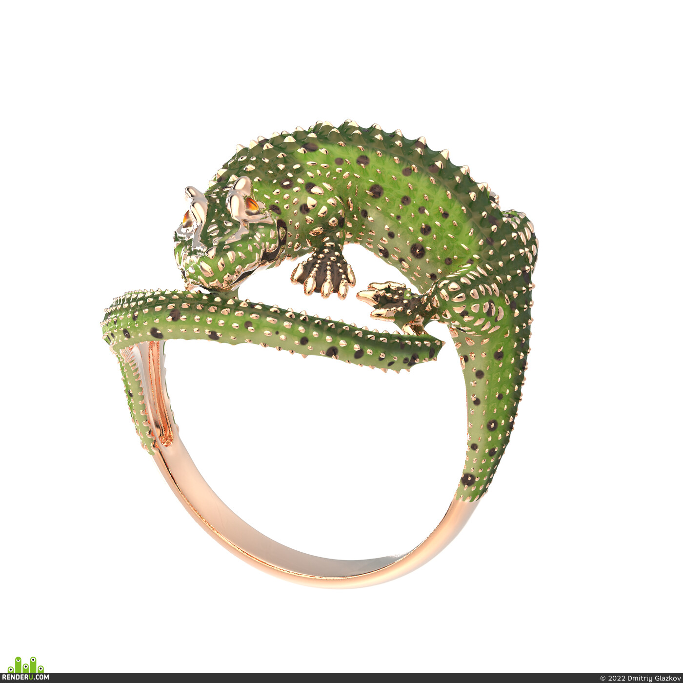 Dmitriy Glazkov. Crocodile ring
