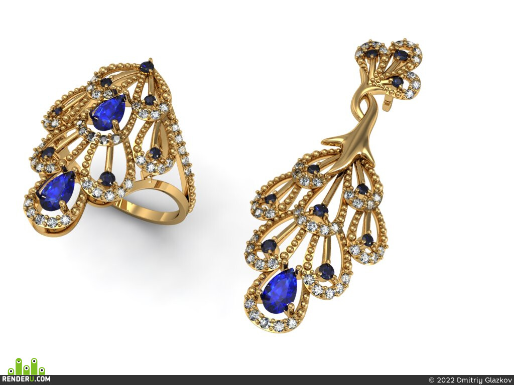 Dmitriy Glazkov. jewelry set