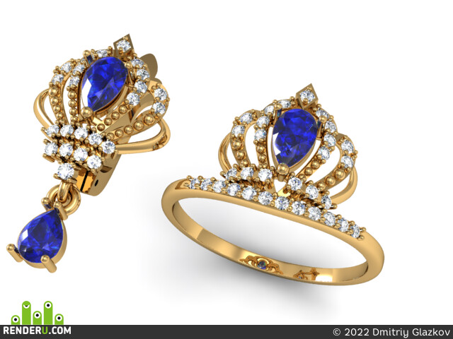 Dmitriy Glazkov. jewelry set