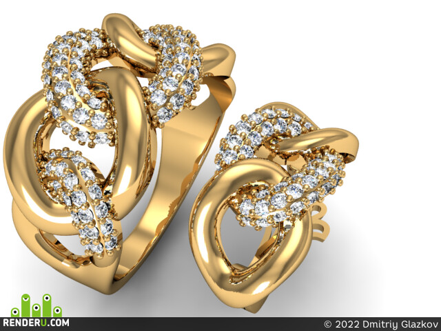 Dmitriy Glazkov. jewelry set