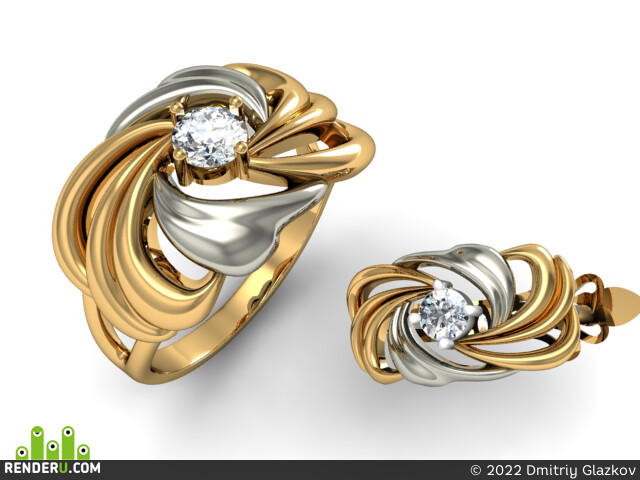 Dmitriy Glazkov. jewelry set
