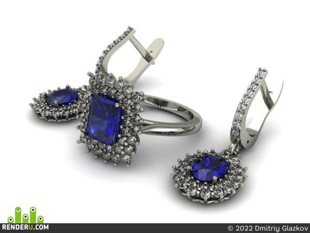 Dmitriy Glazkov. jewelry set