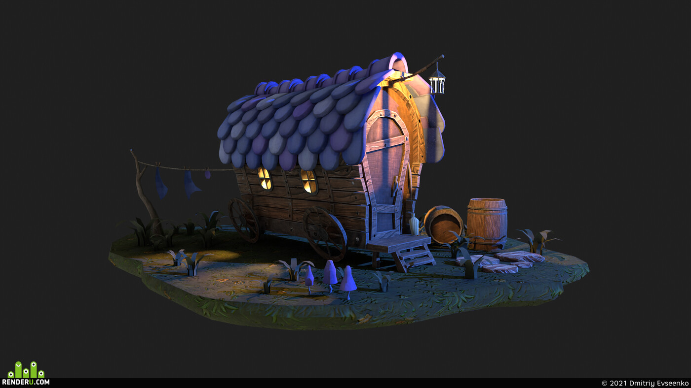 Dmitriy Evseenko (DIM_e). Low-poly game