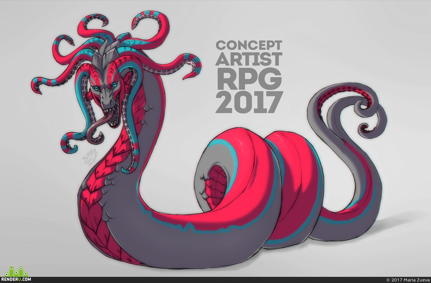Maria Zueva. dragon ~ kraken