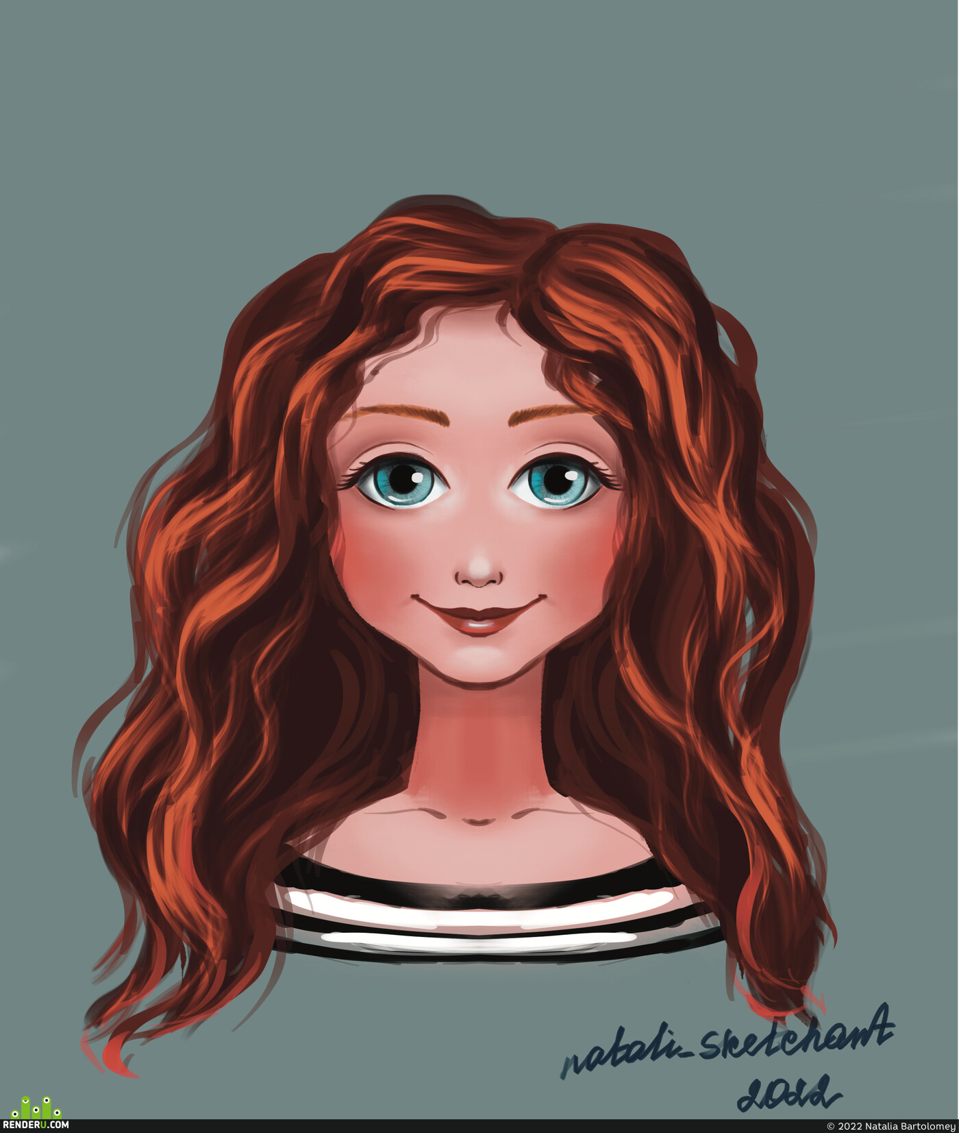 Natalia Bartolomey. Redhead
