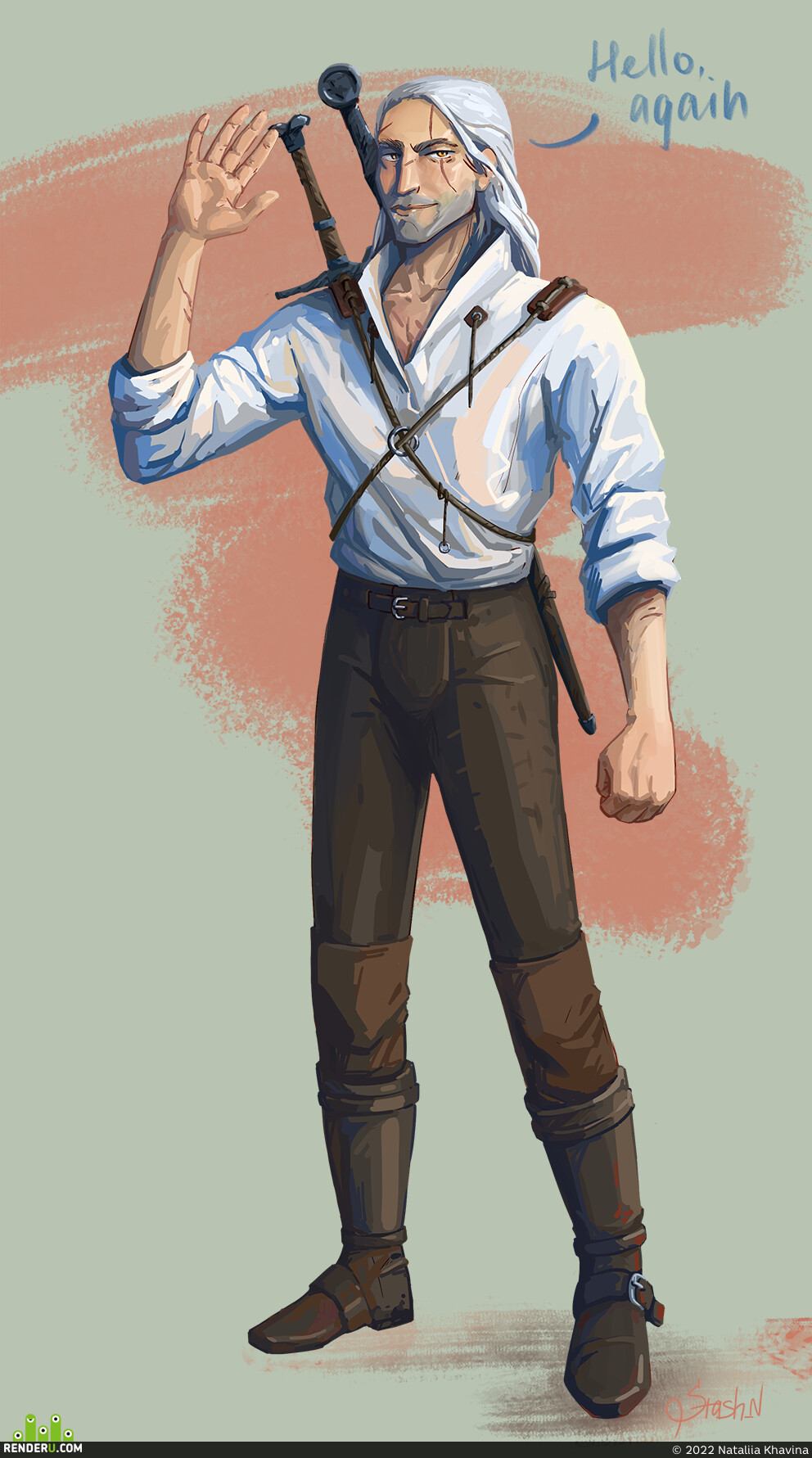 Nataliia Khavina (StashN). Geralt of Rivia