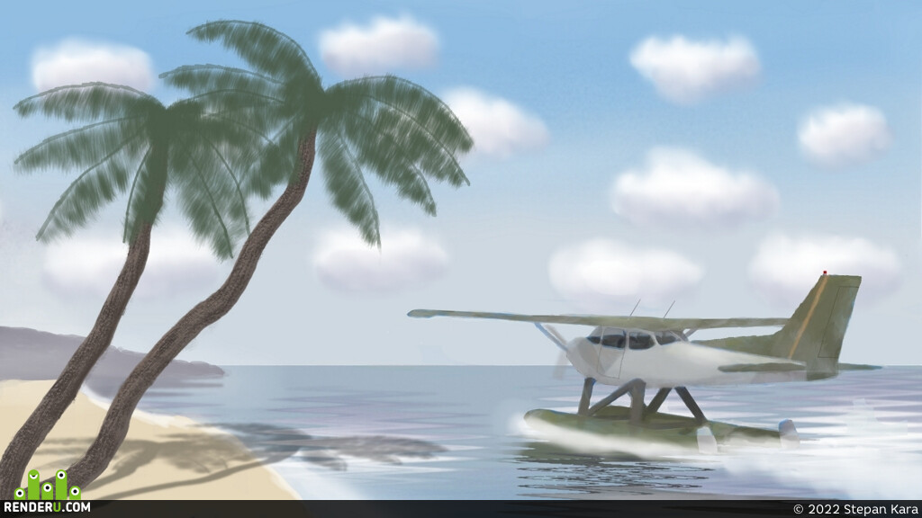 Stepan Kara (Ivan Makarevich Sidorov). Morning in the tropics
