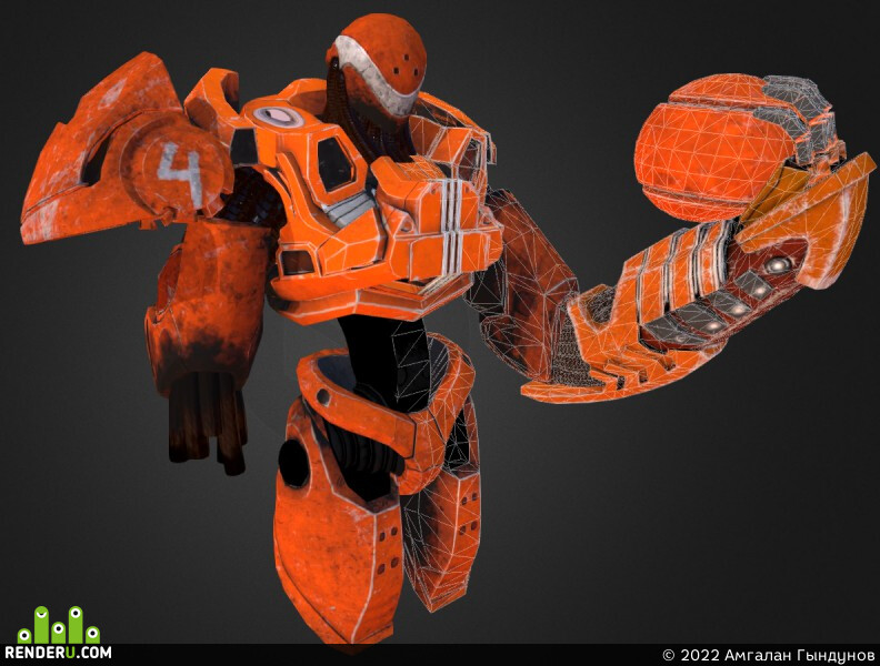 Амгалан Гындунов. Robot Footboller