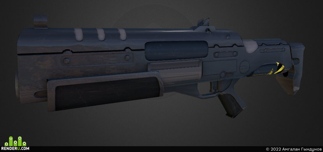 Амгалан Гындунов. Blaster Rifle