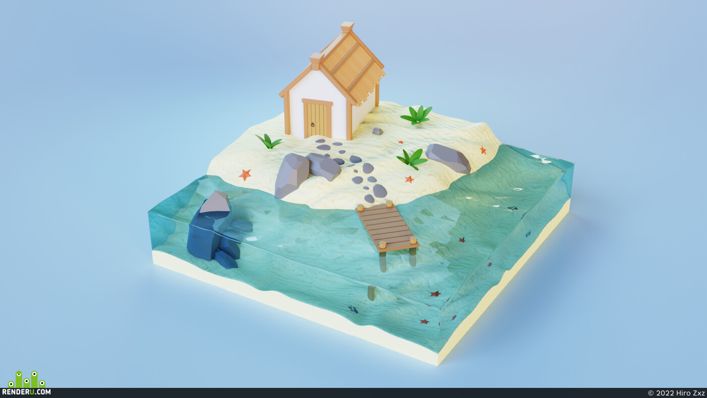 Hiro Zxz. Beach house