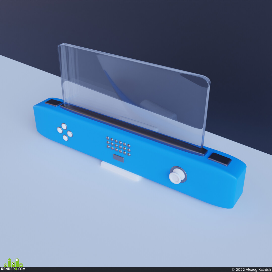 Alexey Kalnish. Handheld console from the future