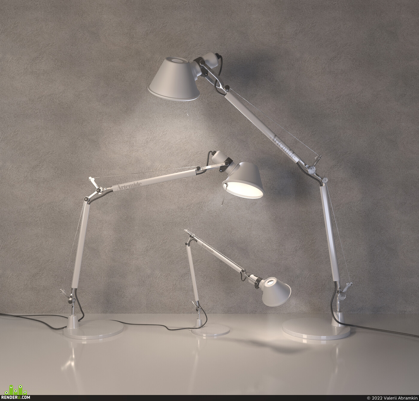 Valerii Abramkin. Table lamp Artemide Tolomeo