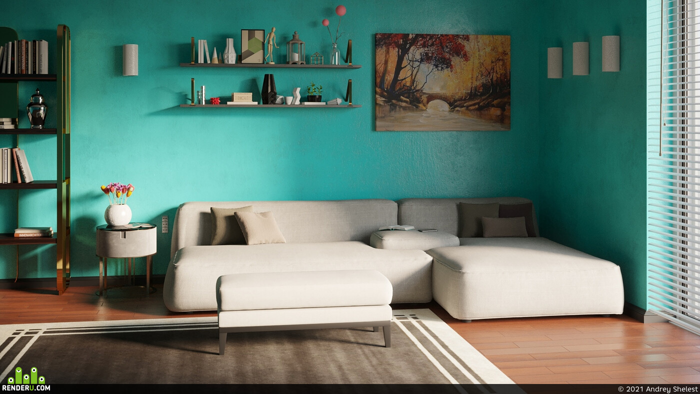 Andrey Shelest. Living room