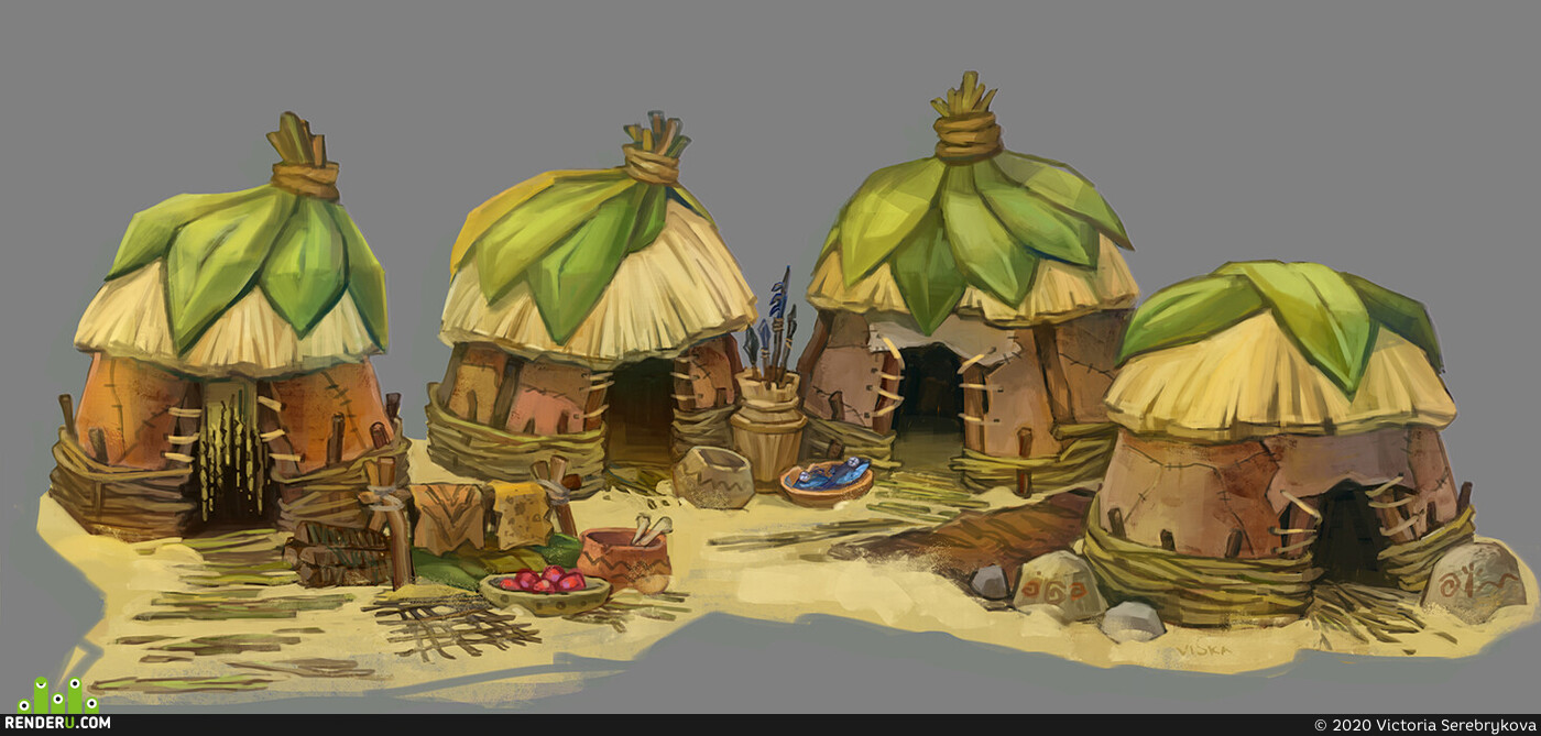 Victoria Serebrykova. The "Sand village"