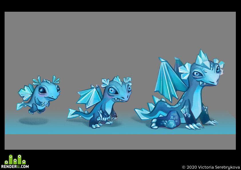 Victoria Serebrykova. Ice dragon