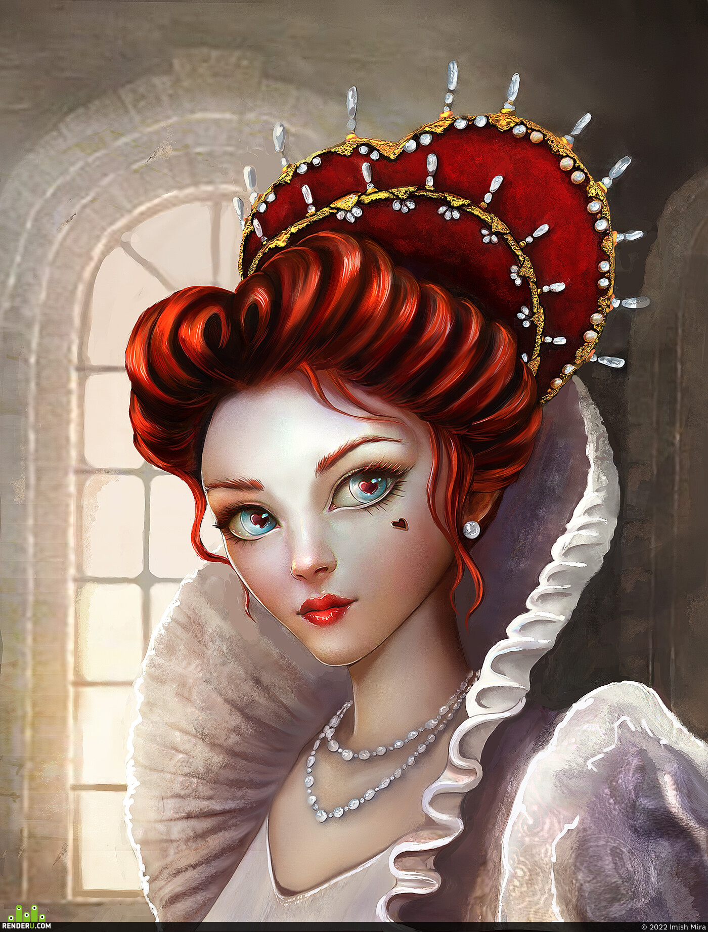 Imish Mira. queen of hearts
