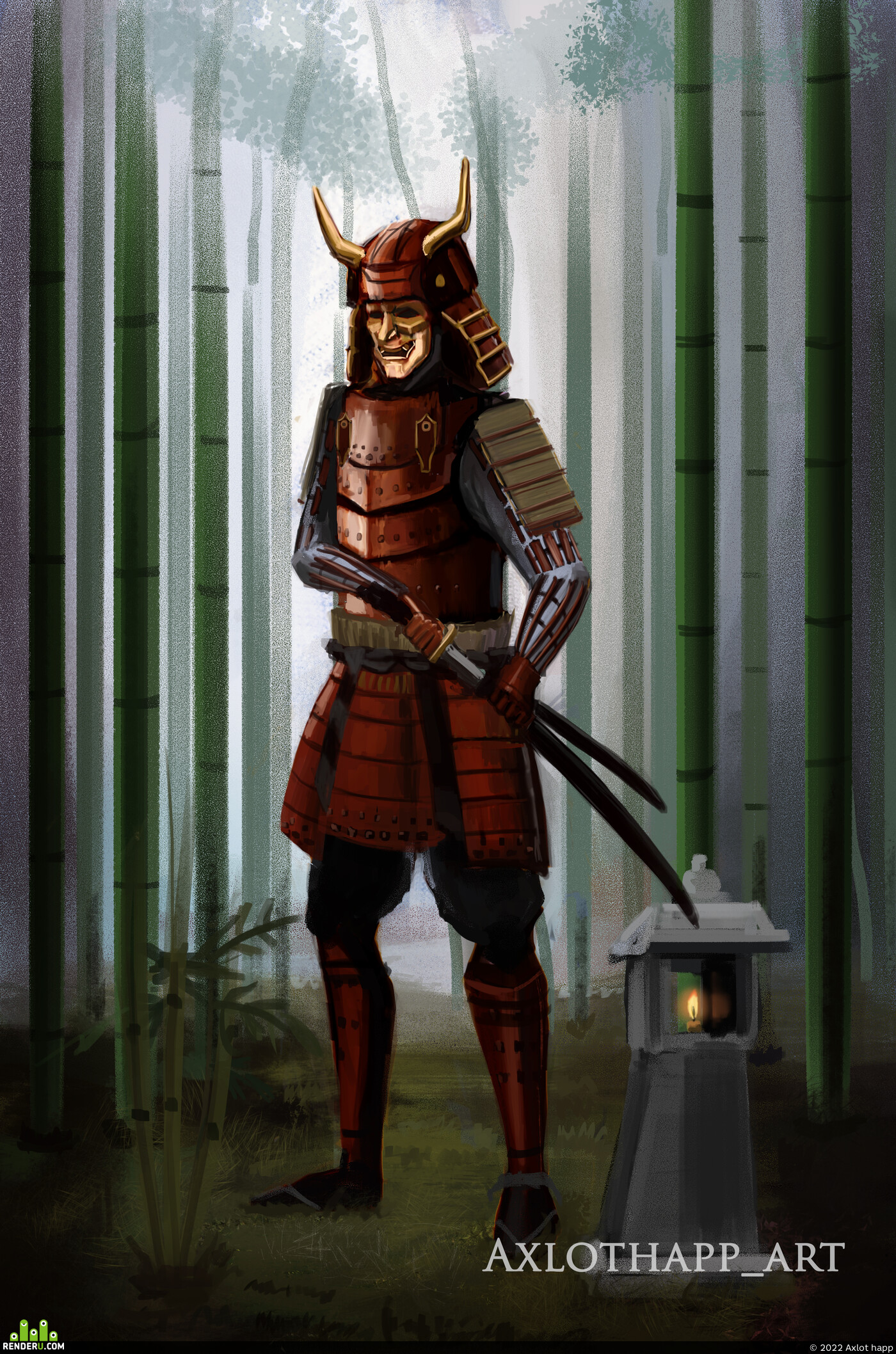 Axlot happ. Samurai