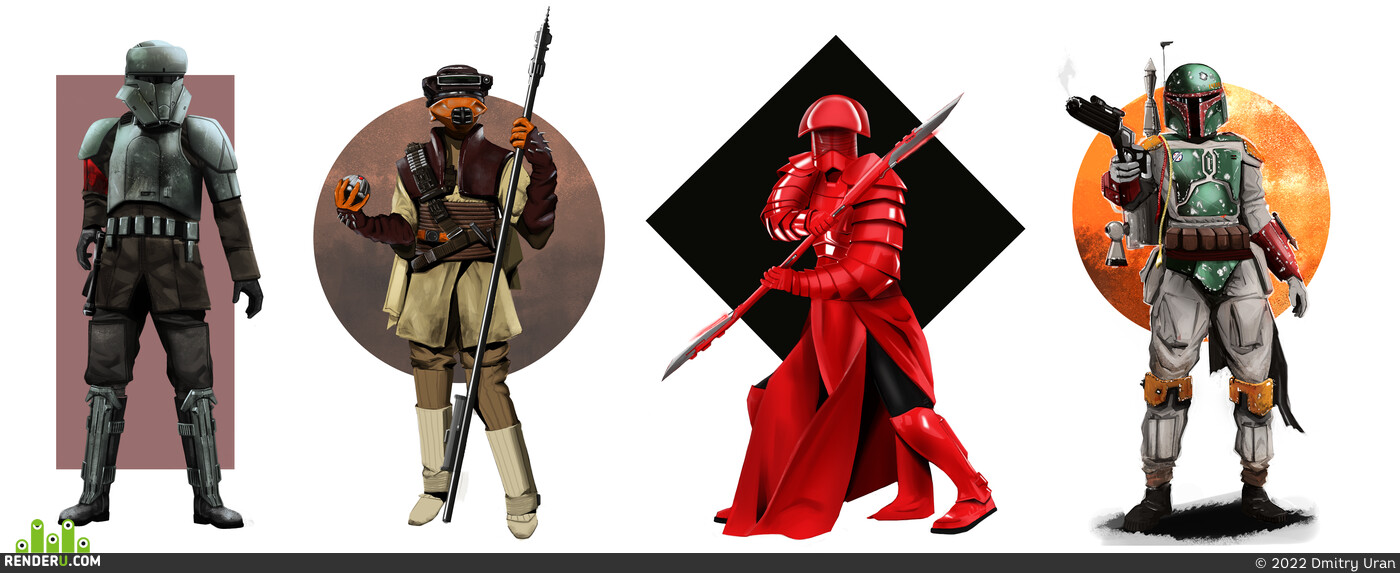 Dmitry Uran. star wars characters
