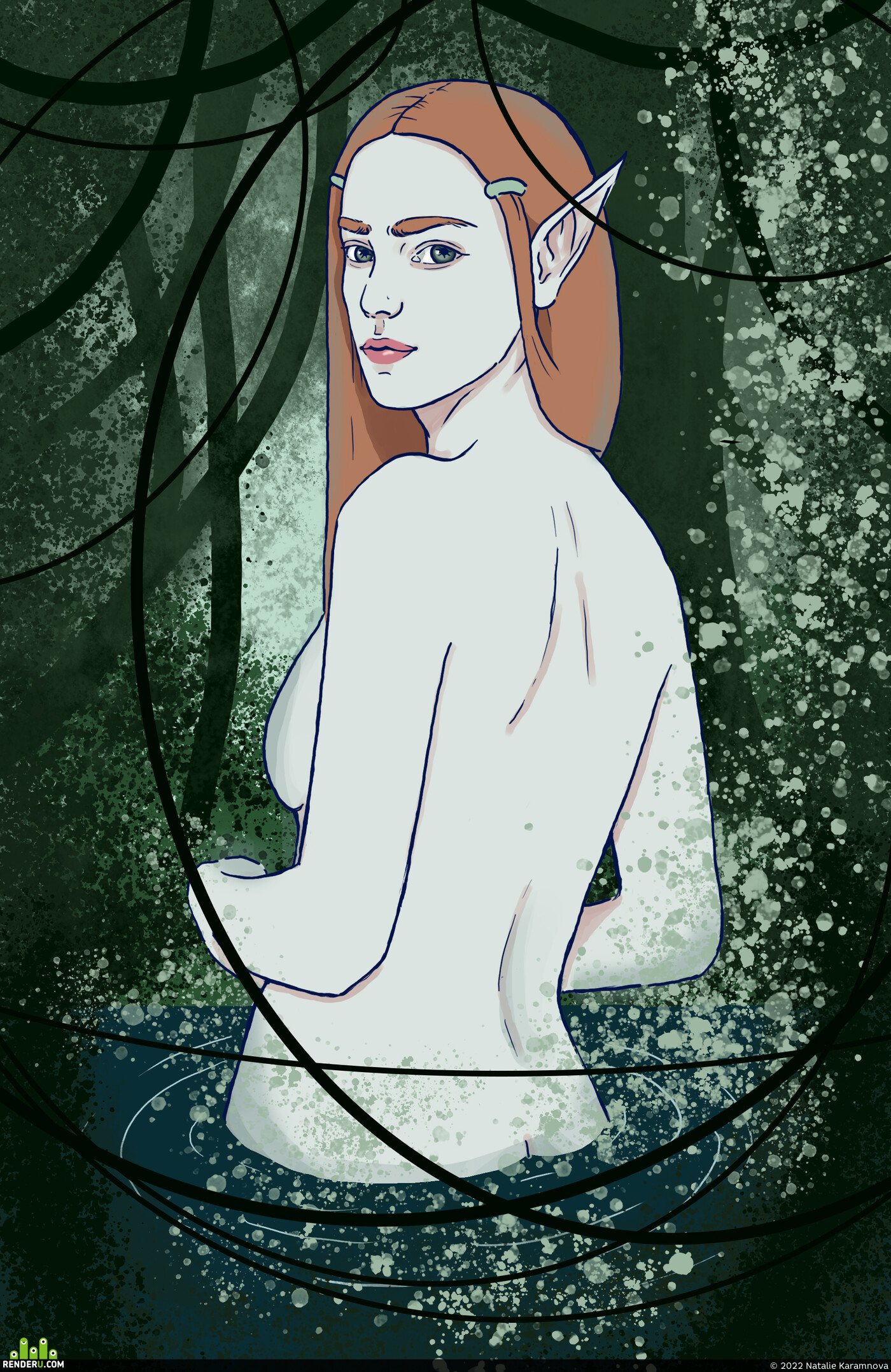 Natalie Karamnova. Nymph