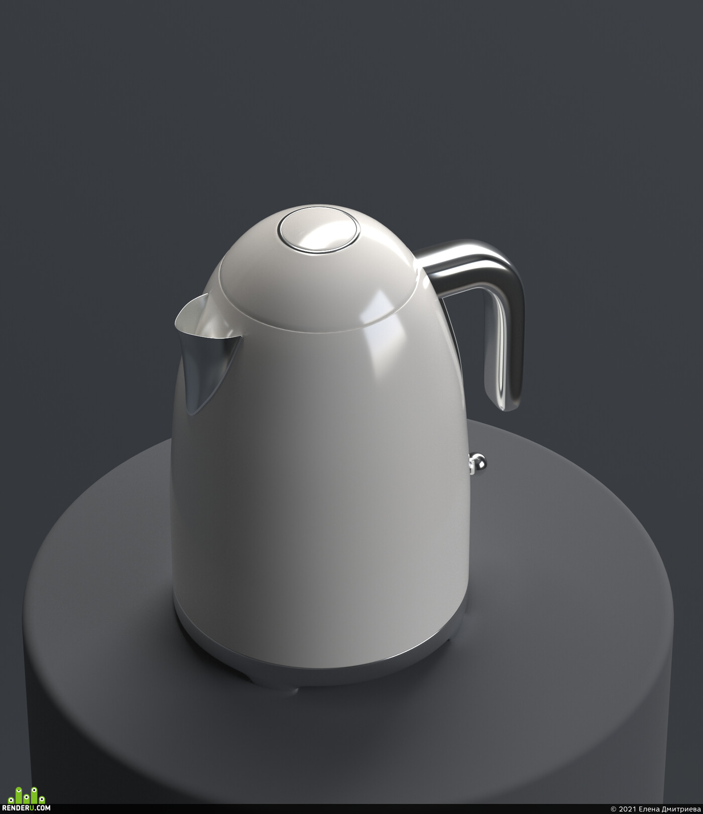 Елена Дмитриева. 3D MODEL OF TEAPOT