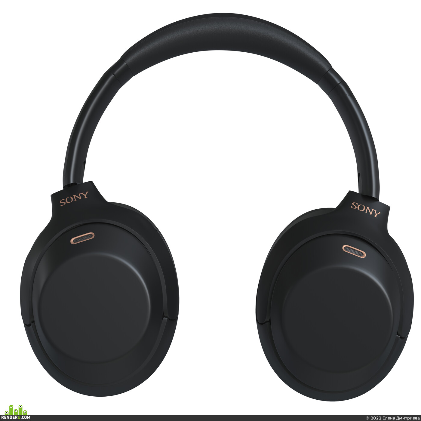 Елена Дмитриева. 3D MODEL OF HEADPHONES