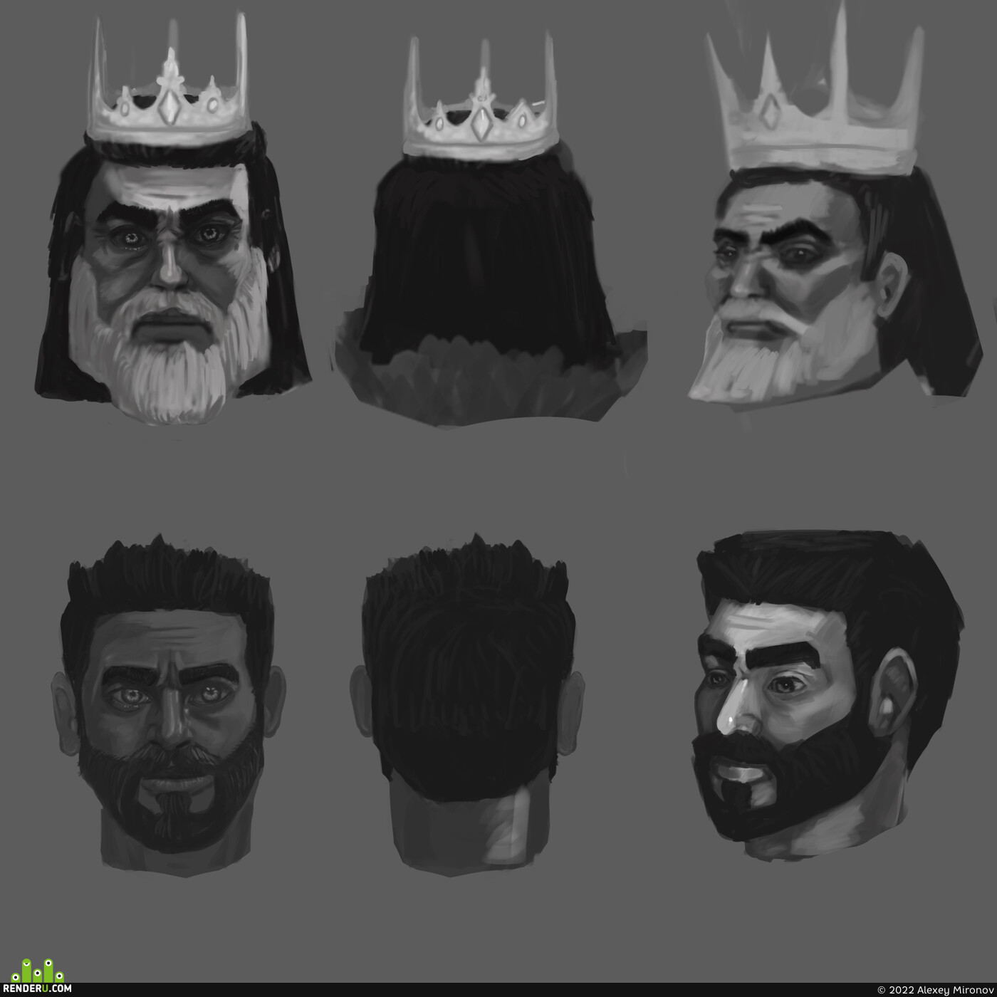 Alexey Mironov. Character heads