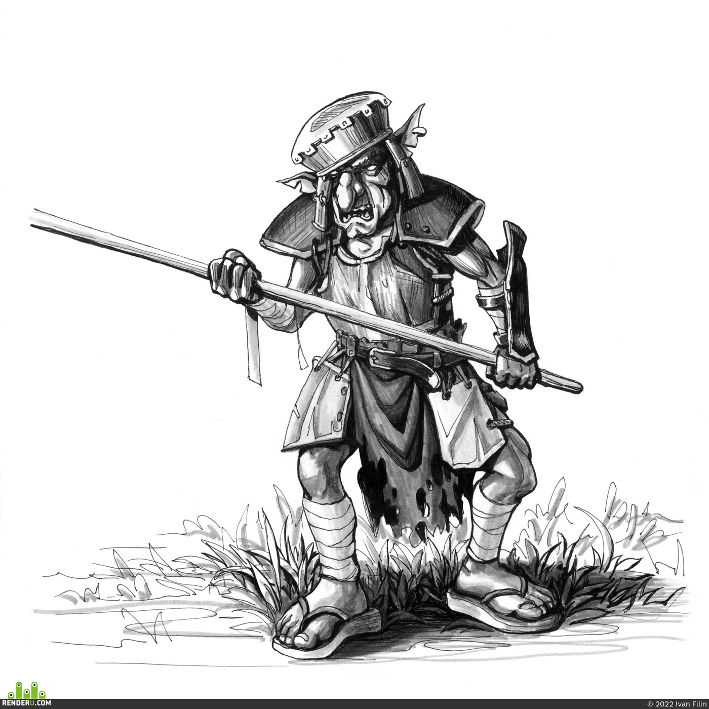 Ivan Filin (Filin Ivan). Knight ( Gobtober 2022#2)